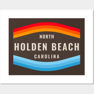 Holden Beach North Carolina Sun Sky Water Posters and Art